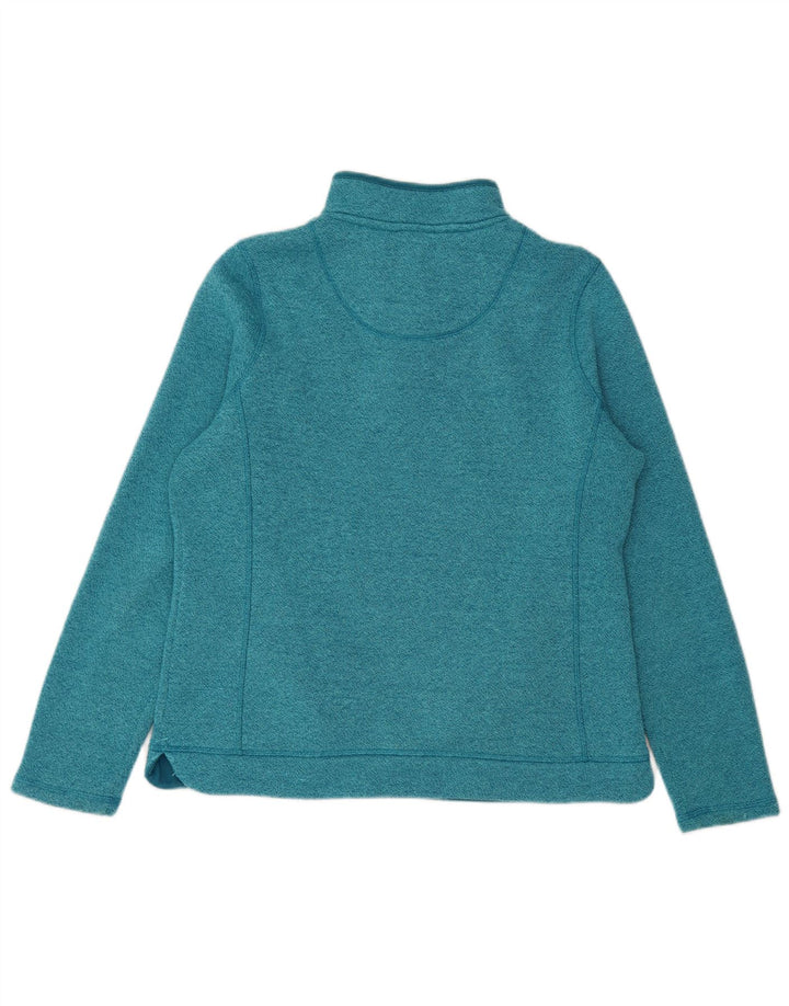 Weird Fish Γυναικεία φούτερ με φερμουάρ Jumper UK 12 Medium Blue Polyester