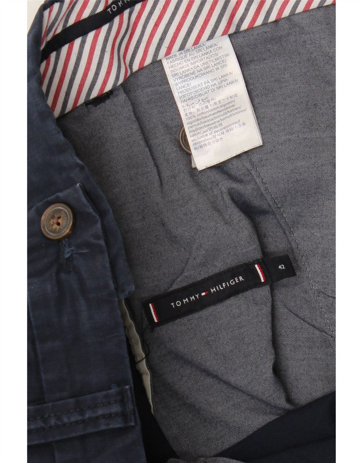 Ανδρικό σορτς Chino Tommy Hilfiger W42 2XL Navy Blue Cotton