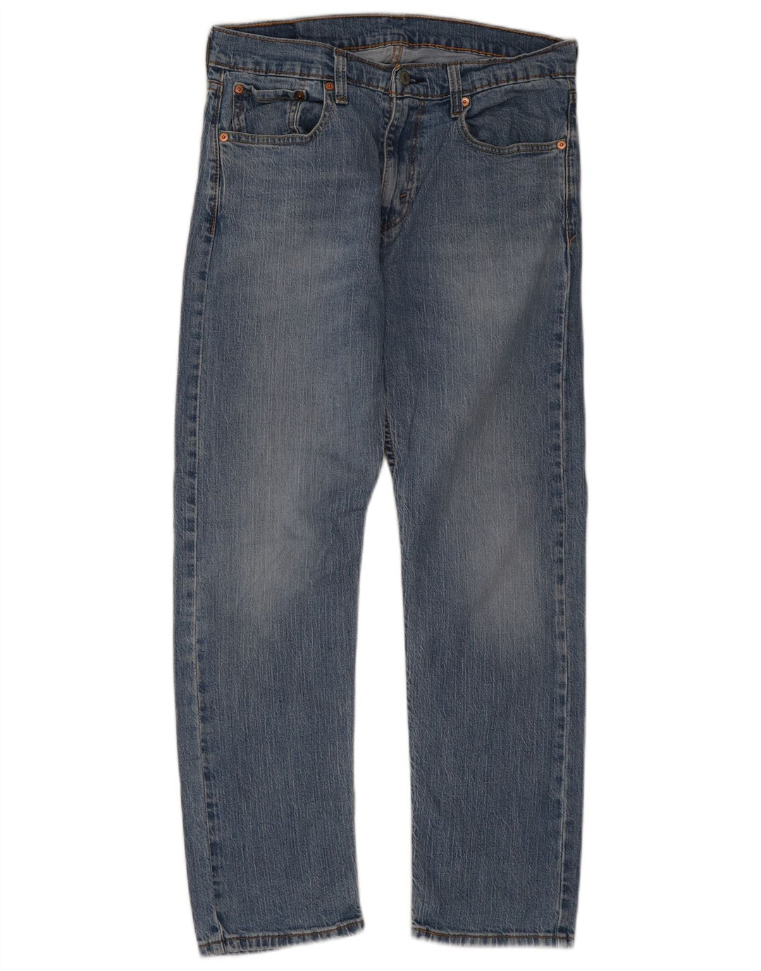 Levi's Mens 502 Tapered Jeans W32 L30 Blue Cotton