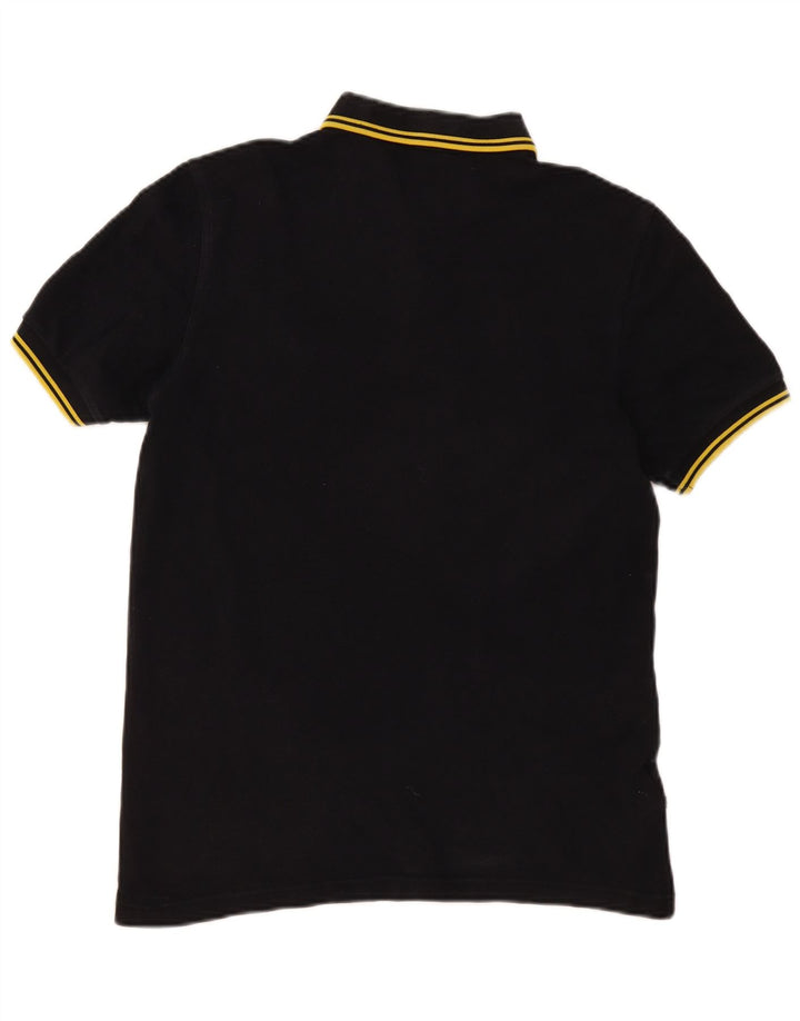 Fred Perry Ανδρικό Πόλο Μπλουζάκι Μεσαίο Μαύρο Βαμβακερό