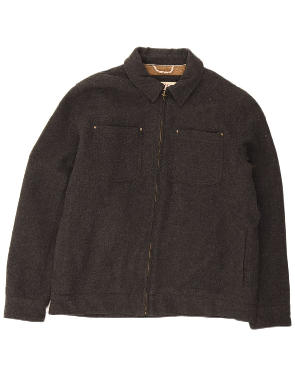 Ανδρικό σακάκι Sherpa Fat Face UK 40 Large Grey Wool