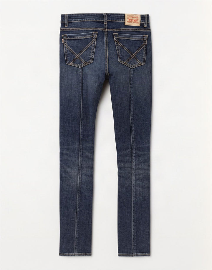 Roy Rogers Γυναικείο Slim Jeans W29 L27 Μπλε βαμβακερό