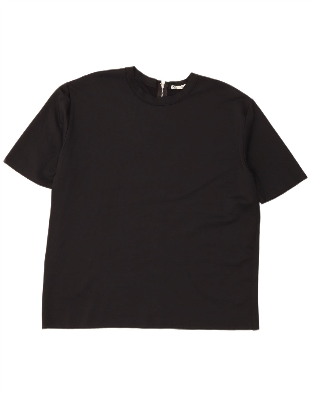 Zara Γυναικείο T-Shirt Top UK 16 Large Black