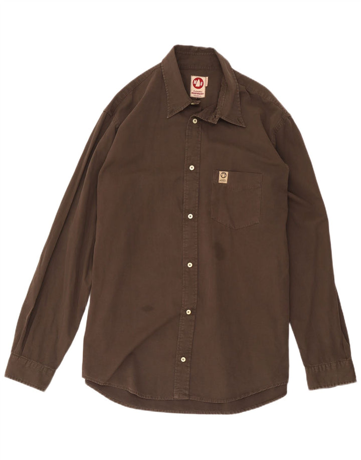 Ανδρικό πουκάμισο Murphy & Nye Sailmakers Regular Fit 3XL καφέ βαμβακερό