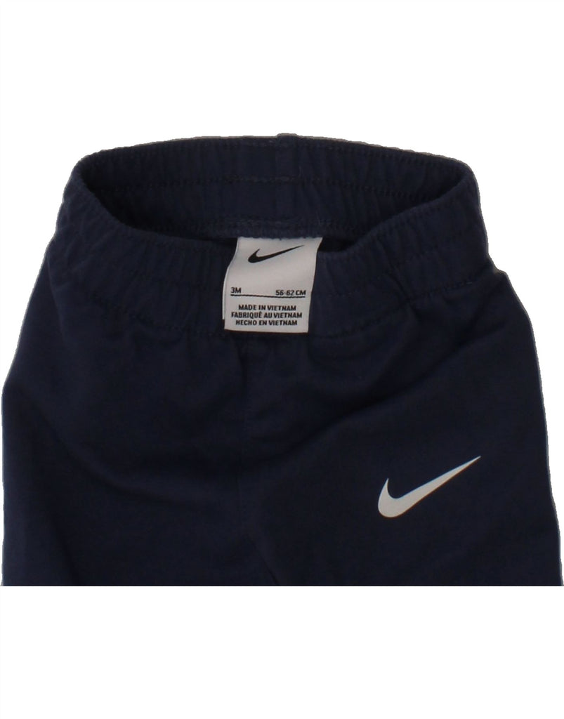 NIKE Baby Boys Joggers Trousers 0-3 Months Navy Blue Vintage Nike and Second-Hand Nike from Messina Hembry 