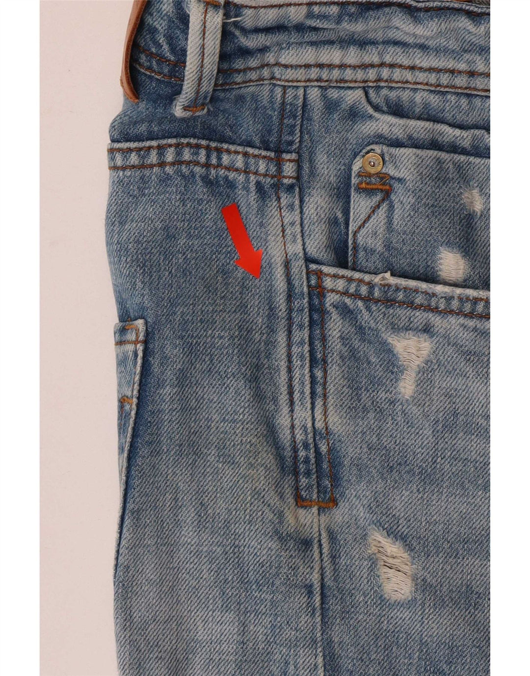 Zara Ανδρικό τζιν σορτς EU 42 Large W32 Μπλε