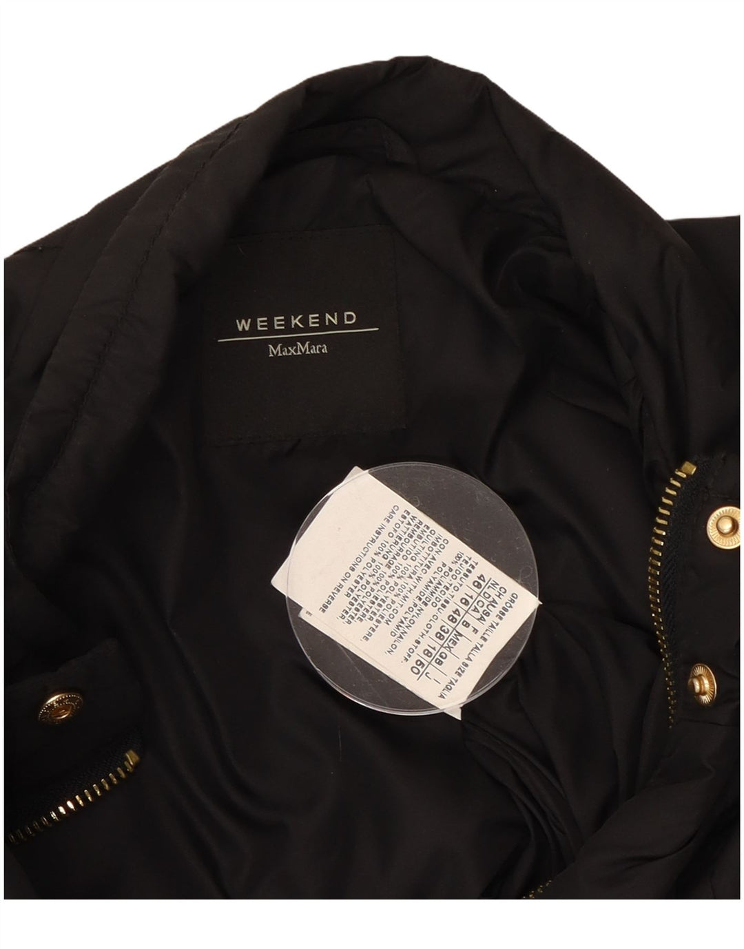 Max Mara Γυναικείο Weekend Utility Jacket UK 18 XL Black Polyamide