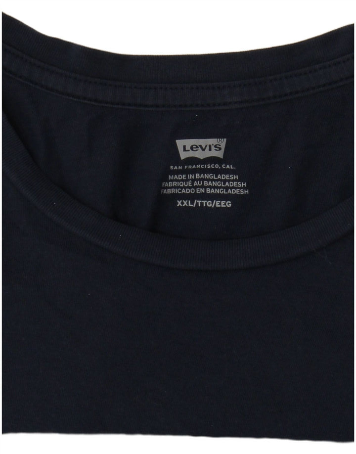 Ανδρικό γραφικό T-Shirt Levi's Top 2XL Navy Blue