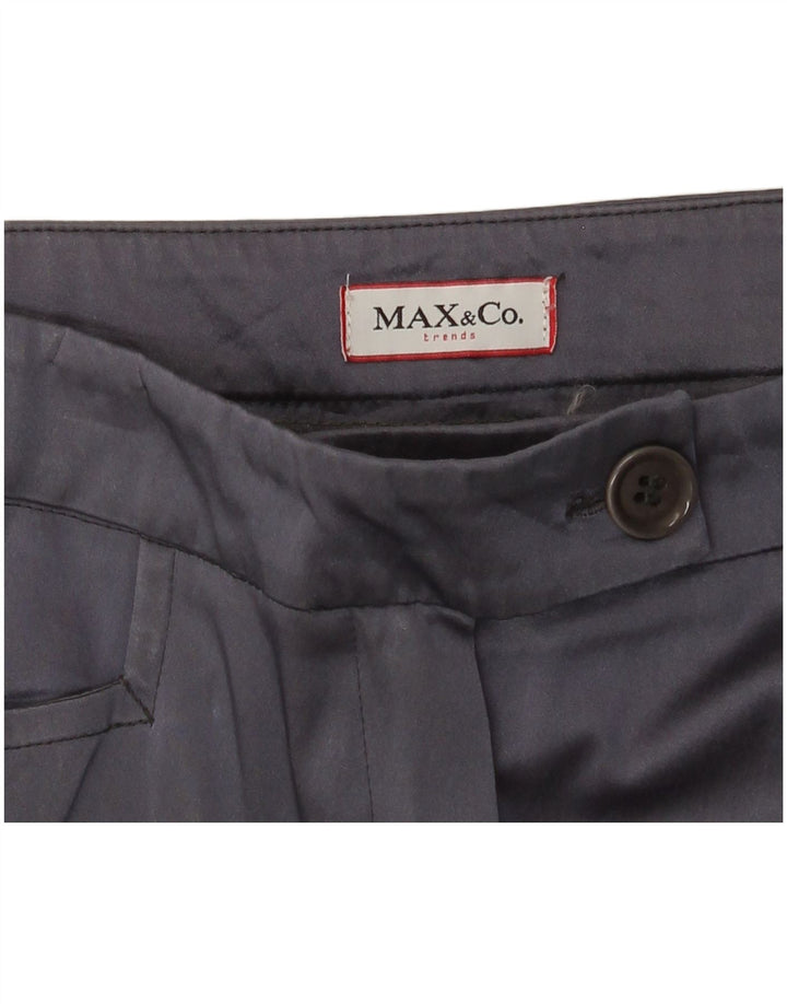 Max & Co. Γυναικείο ίσιο casual παντελόνι W28 L29 Navy Blue
