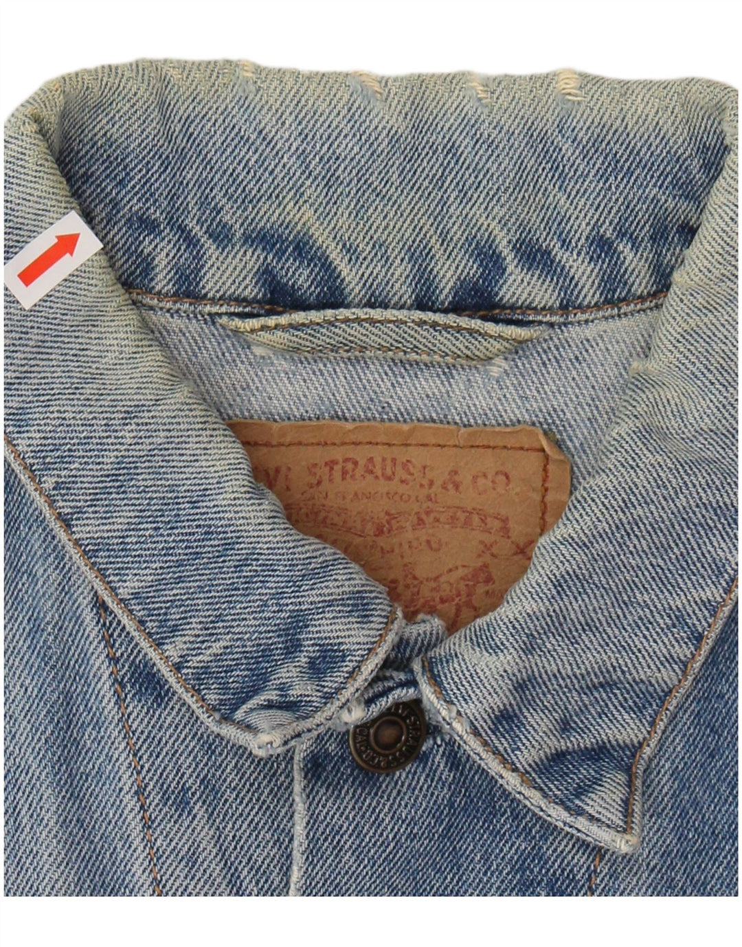 LEVI'S Boys Denim Jacket 11-12 Years Small Blue Cotton
