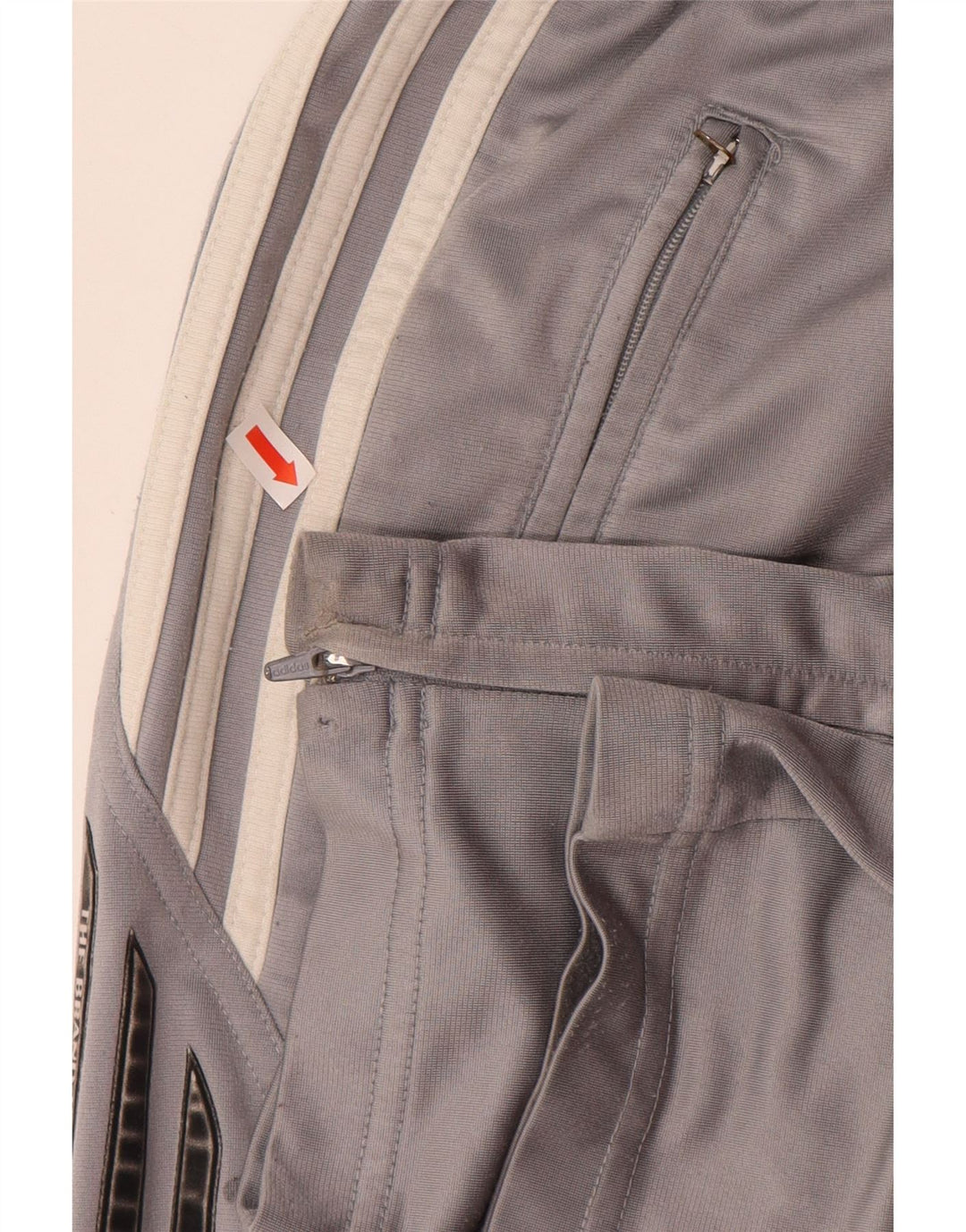 Ανδρική φόρμα ADIDAS Παντελόνι UK 34/36 Small Grey Polyester