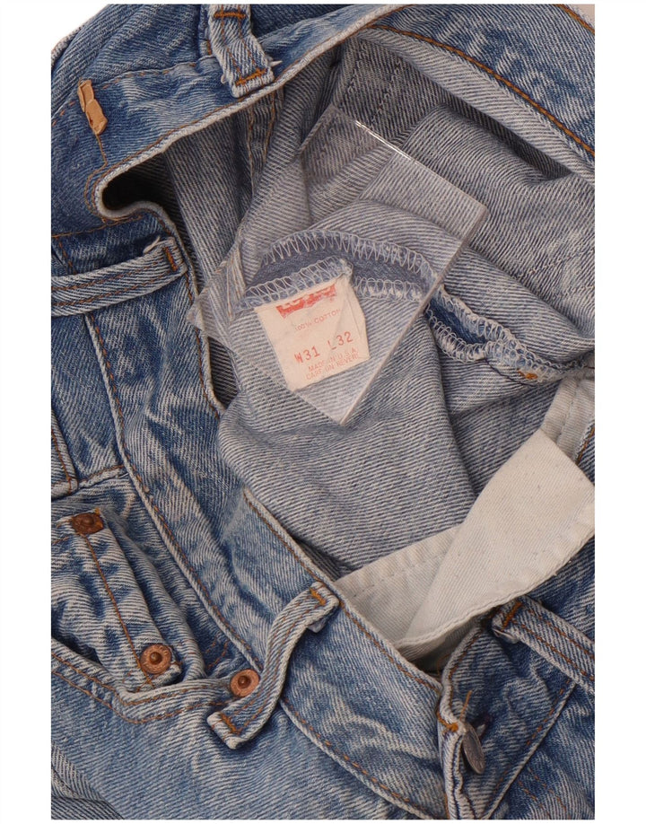 Ανδρικό τζιν σορτς Levi's W31 μεσαίο μπλε βαμβακερό