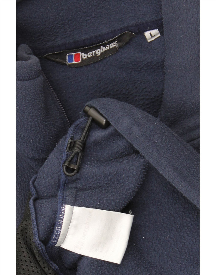 Berghaus Ανδρικό φερμουάρ Fleece Jumper Μεγάλο Navy Blue Polyester