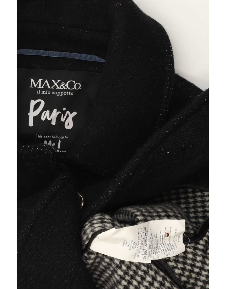 Max&Co. Γυναικείο Πανωφόρι UK 8 Small Black Wool