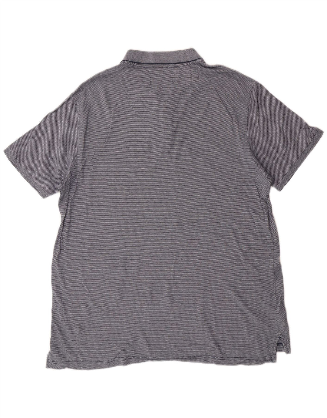 Ανδρικό μπλουζάκι πόλο PENGUIN 2XL μπλε ριγέ βαμβακερό Classic