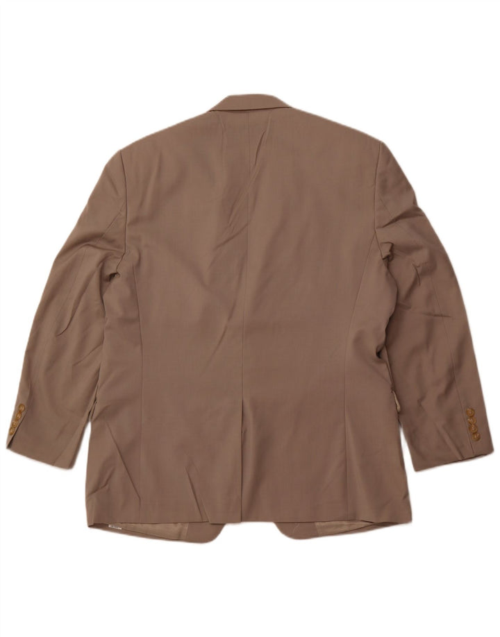 RALPH LAUREN Ανδρικό σακάκι σακάκι με 2 κουμπιά UK 44 2XL μπεζ μαλλί