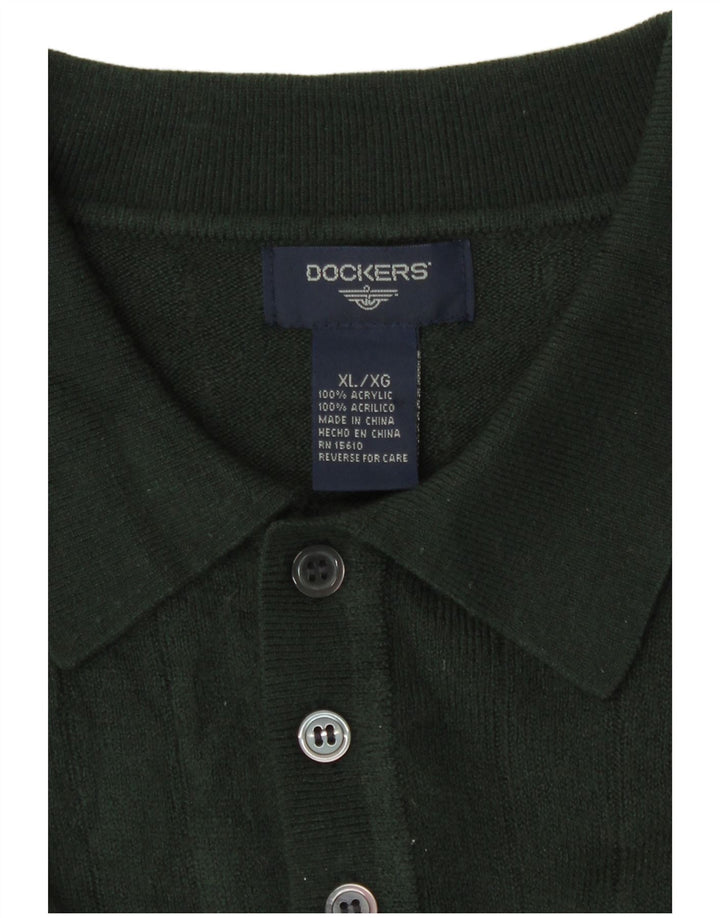 Ανδρικό πουλόβερ Dockers Polo Neck Jumper XL Πράσινο Ακρυλικό