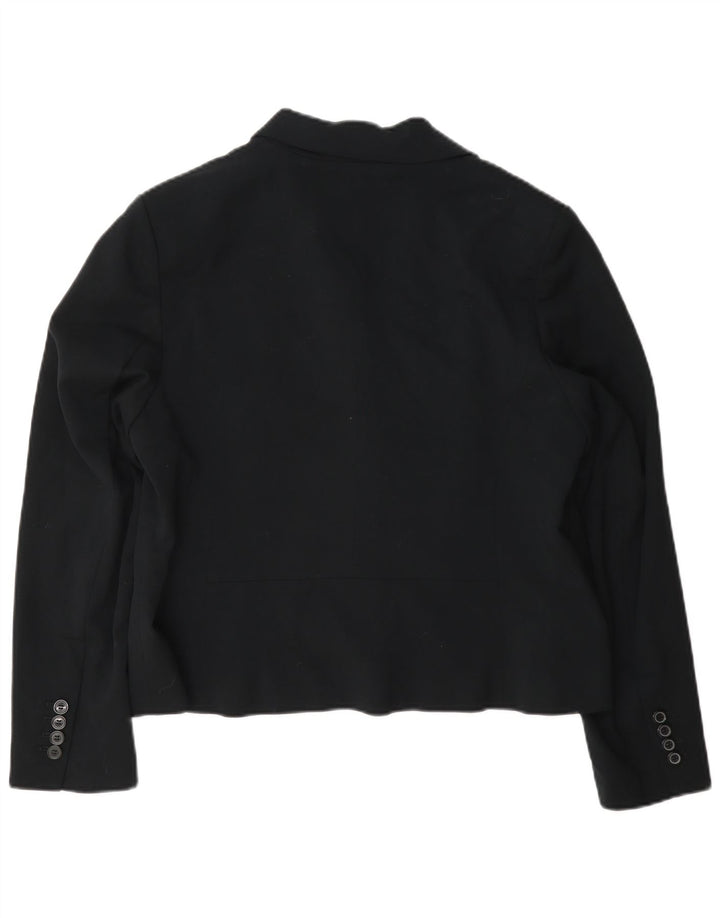 Marks & Spencer Γυναικείο Μπουφάν Blazer με 2 κουμπιά UK 16 Large Black