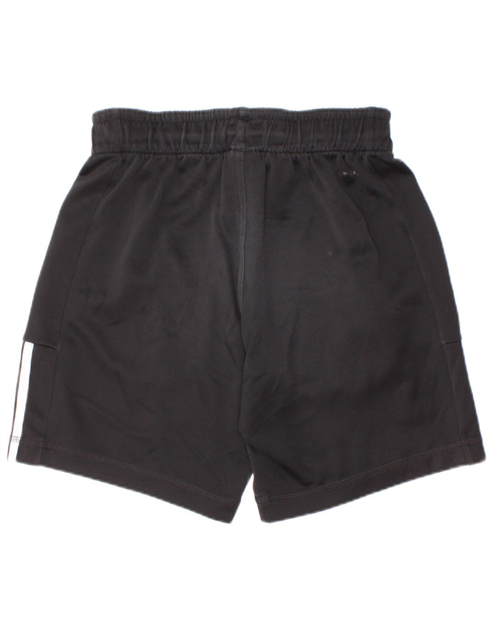 Adidas Boys Climalite σορτς 9-10 ετών μαύρο πολυεστέρα