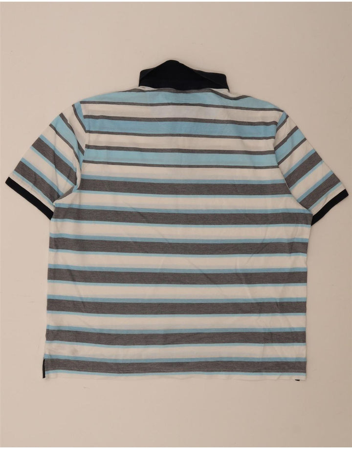 Marks & Spencer Ανδρικό Μπλε Harbour Πόλο Μπλουζάκι 2XL Πολύχρωμο ριγέ