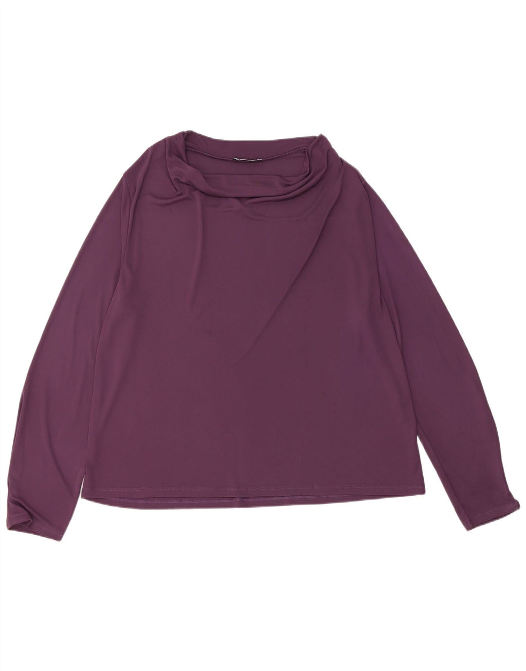 Zara γυναικείο κανονικό τοπ μακρυμάνικο UK 18 XL μωβ