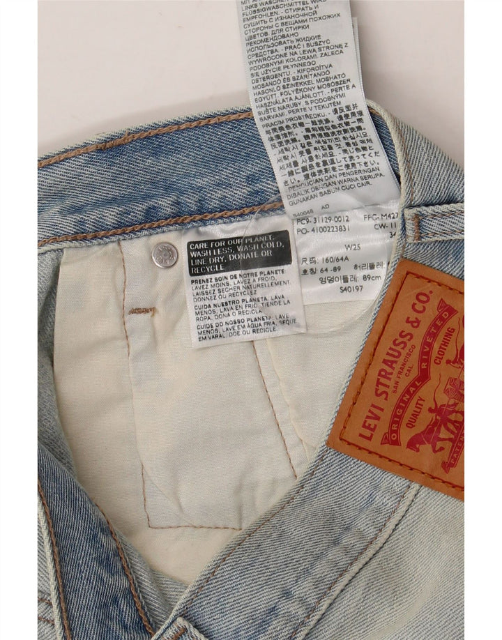 Γυναικείο τζιν σορτς Levi's W25 XS Μπλε βαμβακερό