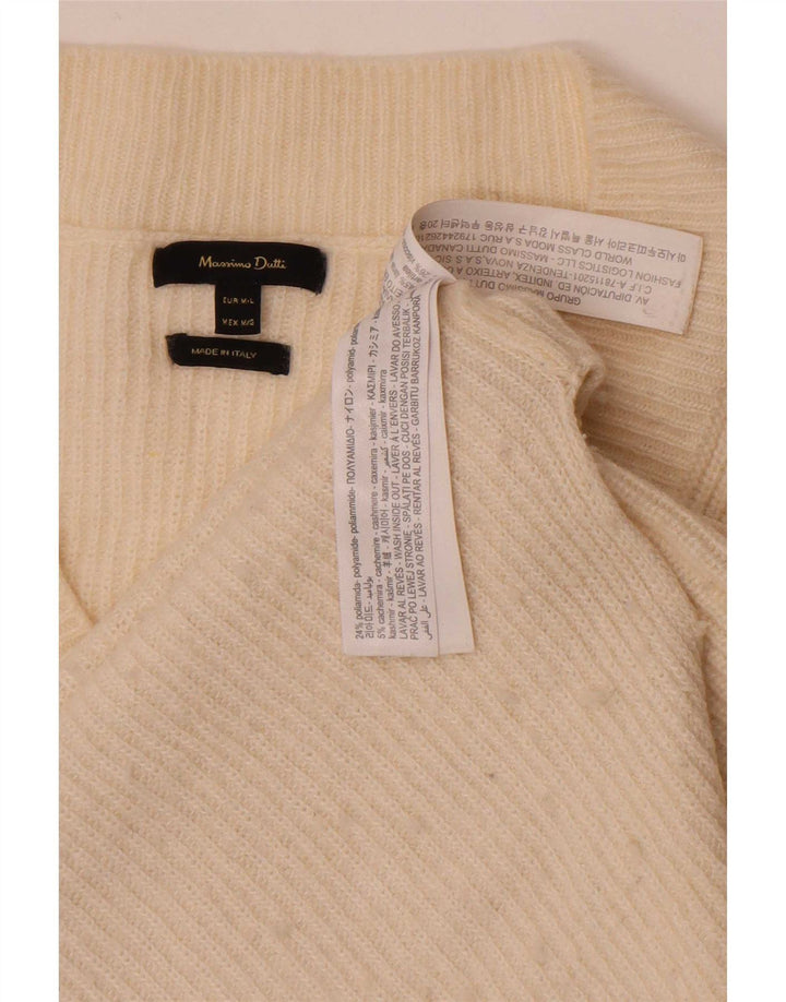 Massimo Dutti Γυναικείο Γιλέκο Τοπ UK 14 Medium Off White Polyamide