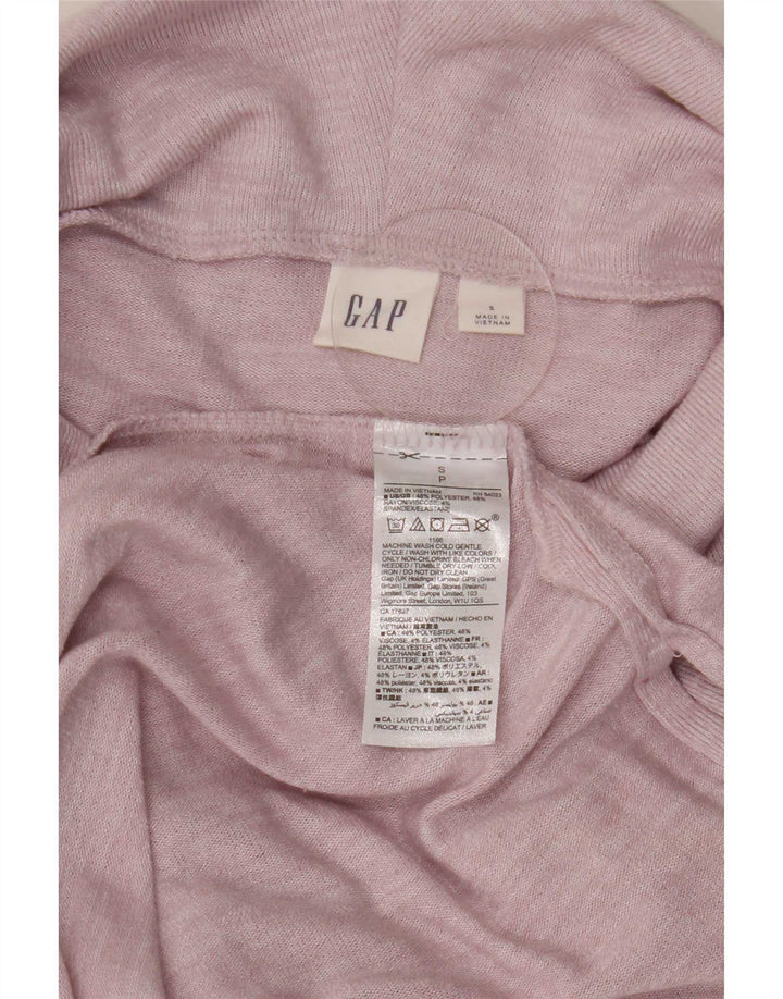 Gap γυναικείο υπερμεγέθη μακρυμάνικο UK 10 Small Pink Flecked Polyester