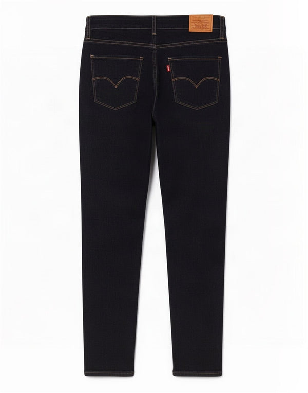 Levi's Womens 721 High Rise Skinny Jeans W30 L28 Navy Blue Lycra