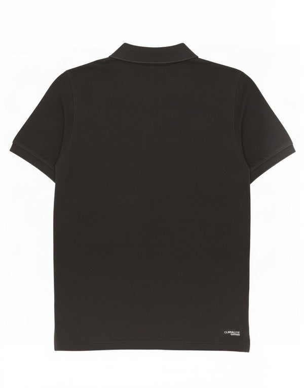 Πουκάμισο Adidas Mens Clima 365 Polo Μικρό μαύρο βαμβακερό