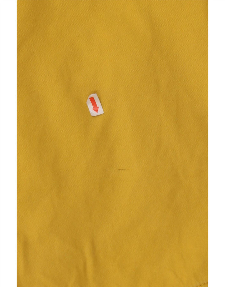 JOULES Γυναικείο μπουφάν βροχής με κουκούλα UK 8 Μικρό κίτρινο βαμβακερό