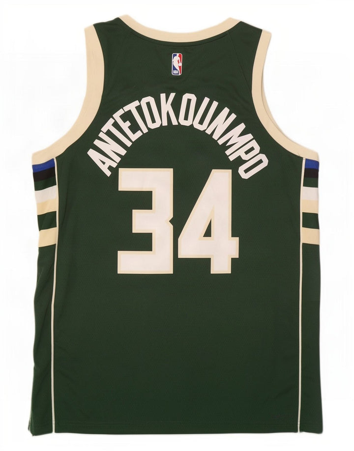Γραφικό γιλέκο Nike ανδρικό Milwaukee 34 Top Large Green Colorblock Πολυεστέρας
