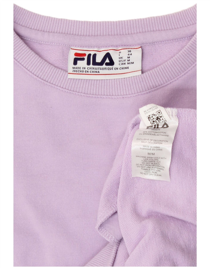 Fila Γυναικείο Φούτερ Jumper UK 14 Medium Purple Βαμβακερό
