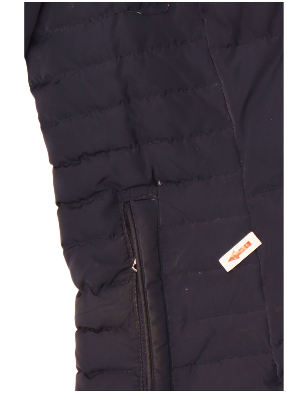 Crew Clothing Γυναικείο μπουφάν με κουκούλα UK 16 Large Navy Blue Polyester