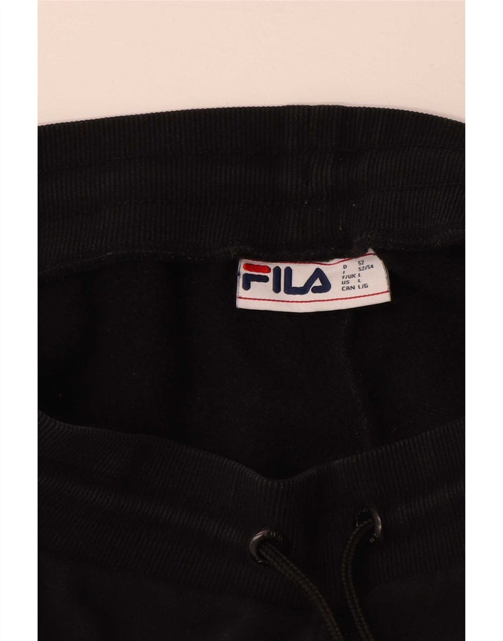 Ανδρική φόρμα Fila Παντελόνι Joggers Large Black Colourblock