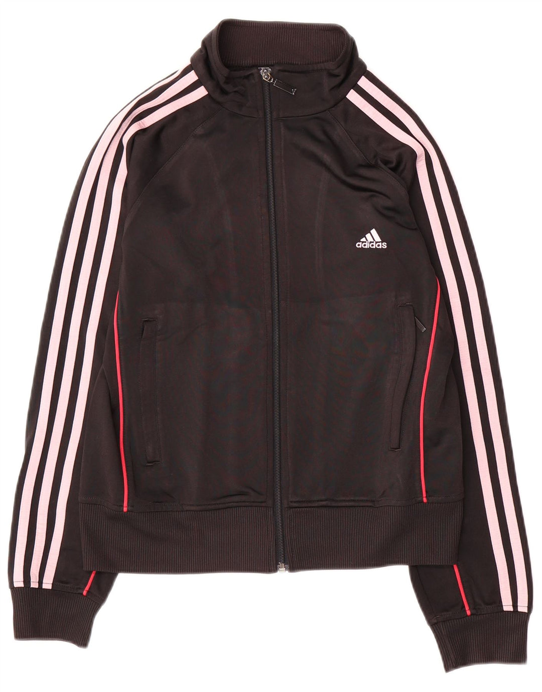 Γυναικεία αθλητική φόρμα Adidas Top Jacket UK 12 Medium Black Polyester