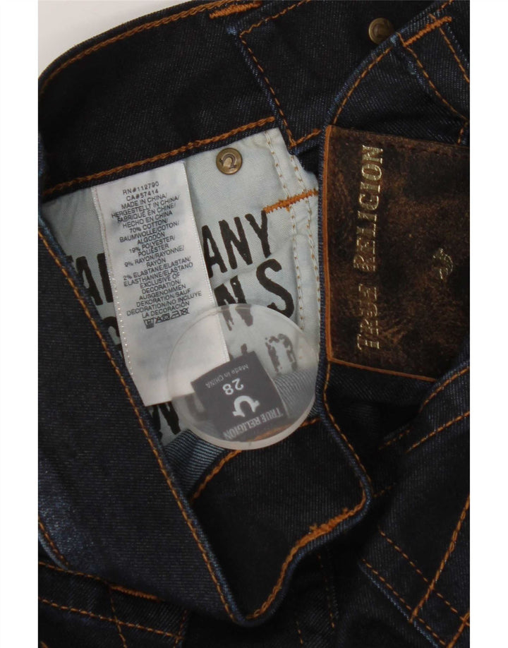 True Religion Γυναικεία Slim Jeans W28 L34 Navy Blue Cotton