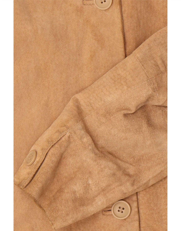 Conbipel Γυναικείο Μπουφάν με 4 κουμπιά Suede Blazer IT 40 Small Beige