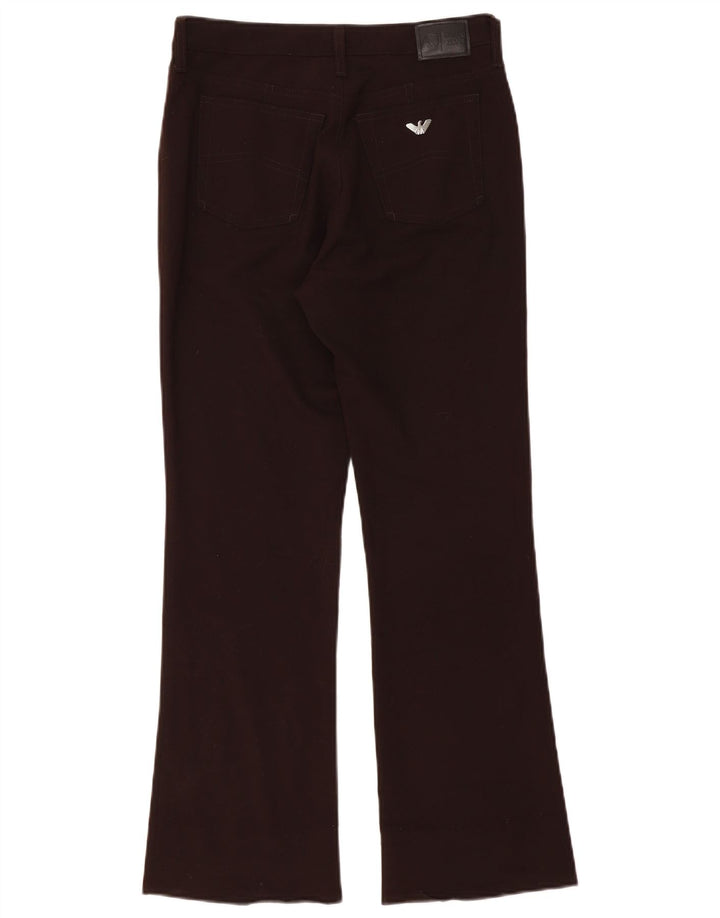 Γυναικείο ARMANI Bootcut Casual Παντελόνι W28 L28 Καφέ