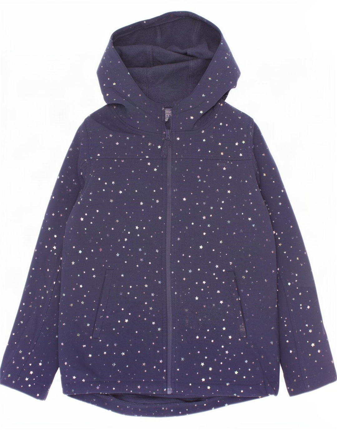 Mountain Warehouse Girls Windbreaker Jacket 9-10 Years Navy Blue Spotted