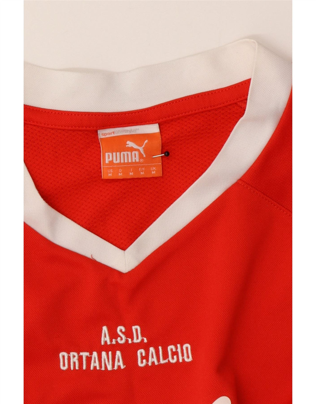 Ανδρικό γραφικό μπλουζάκι Puma Top μεσαίο κόκκινο χρώμα