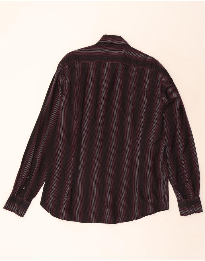 Ανδρικό πουκάμισο Ted Baker 5 XL Μαύρο ριγέ