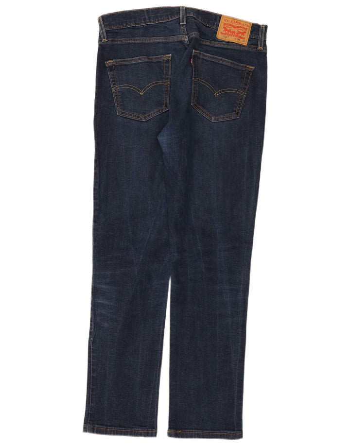 LEVI'S Ανδρικό 511 Slim Jeans W34 L32 Navy Blue Cotton