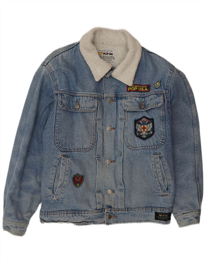 POP 84 Ανδρικό τζιν Sherpa Jacket UK 38 Medium Blue
