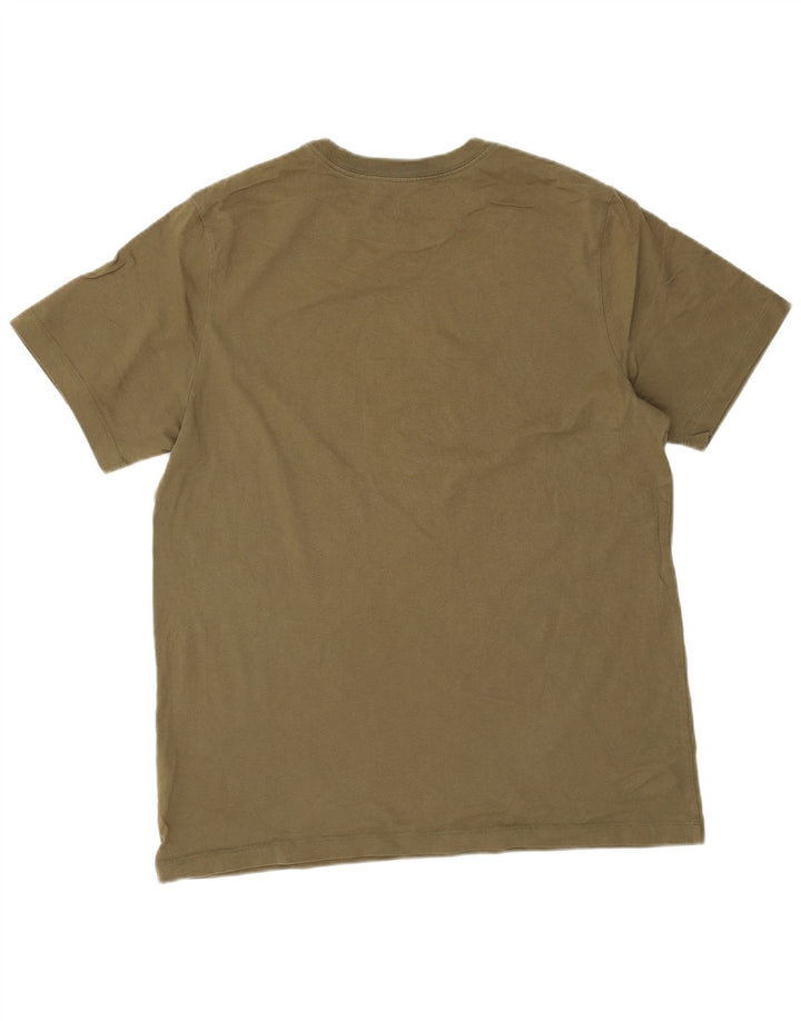 Jordan Ανδρικό γραφικό T-Shirt Top μεγάλο χακί βαμβακερό