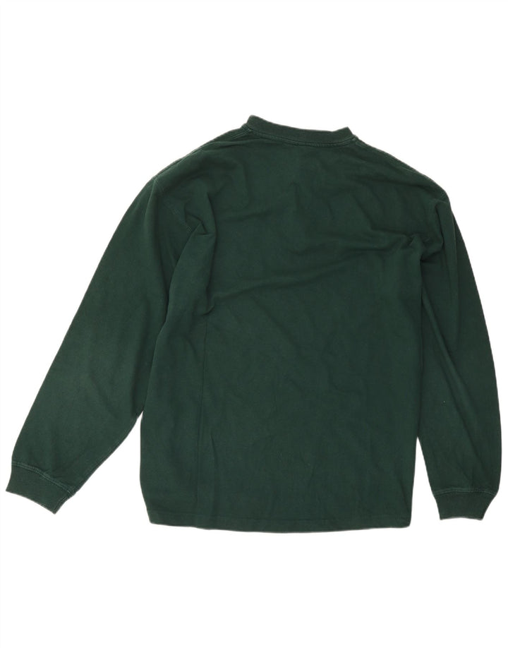 Ανδρικό μπλουζάκι Carhartt μακρυμάνικο μεγάλο πράσινο βαμβακερό