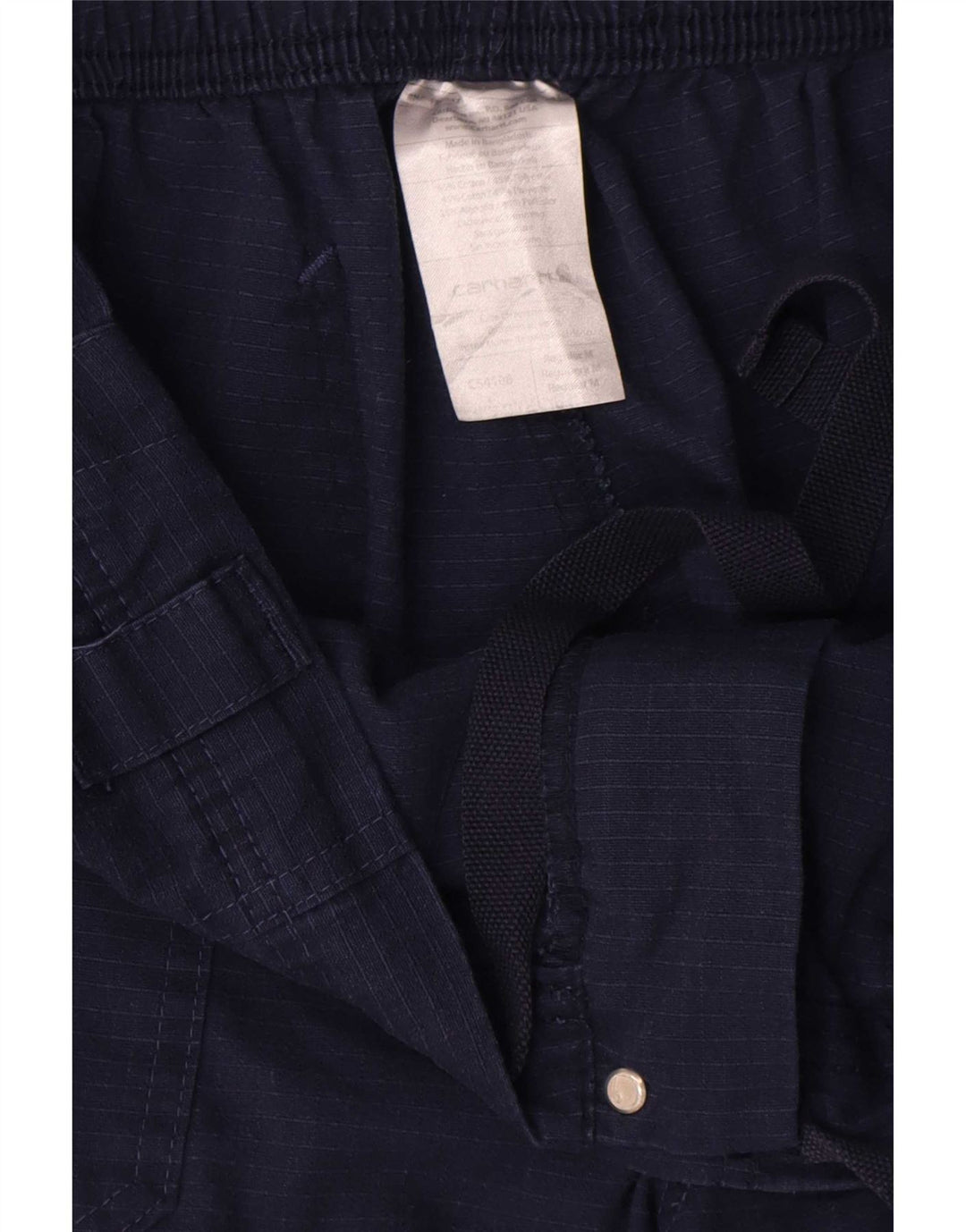 Carhartt Γυναικείο ίσιο παντελόνι Cargo Medium W30 L30 Navy Blue Cotton