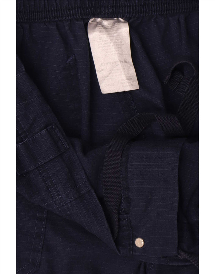 Carhartt Γυναικείο ίσιο παντελόνι Cargo Medium W30 L30 Navy Blue Cotton