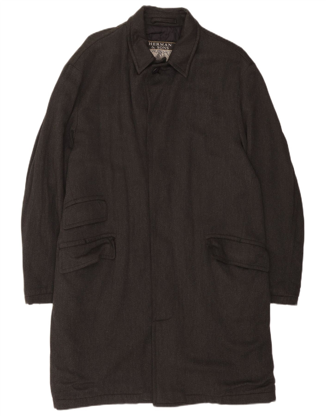 Ανδρικό πανωφόρι Herman & Sons UK 40 Large Grey