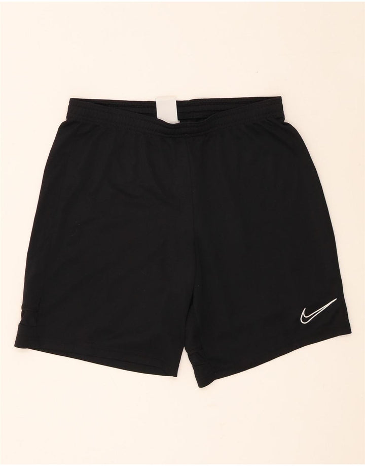 Ανδρικό αθλητικό σορτς Nike Dri Fit από μεσαίο μαύρο πολυεστέρα